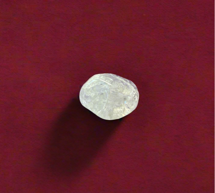 Cracked Quartz tumbled stone