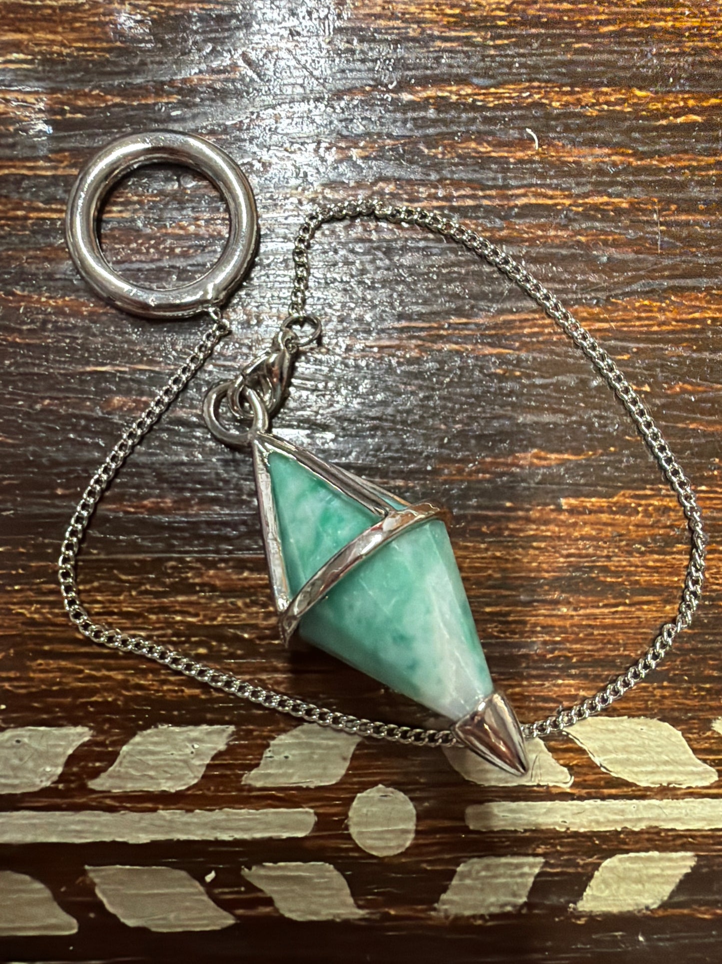 Double Terminated Stone Pendulum
