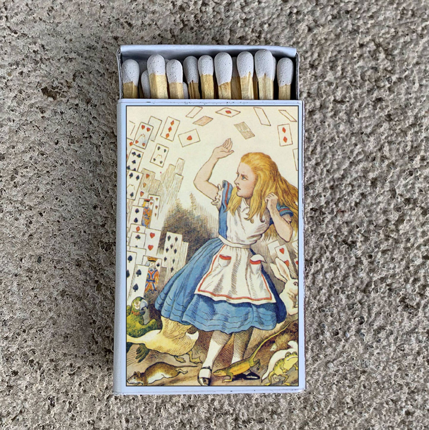 Matches • Alice in Wonderland Card Shower Matchboxes