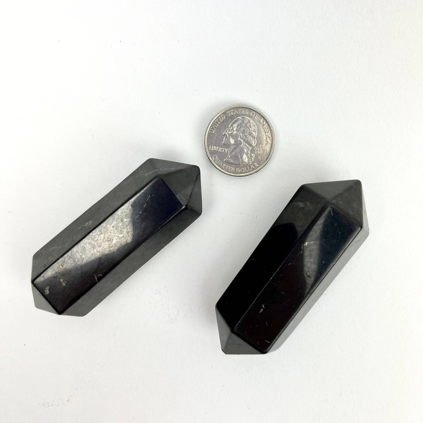Shungite Double Terminated Points | 70-75mm