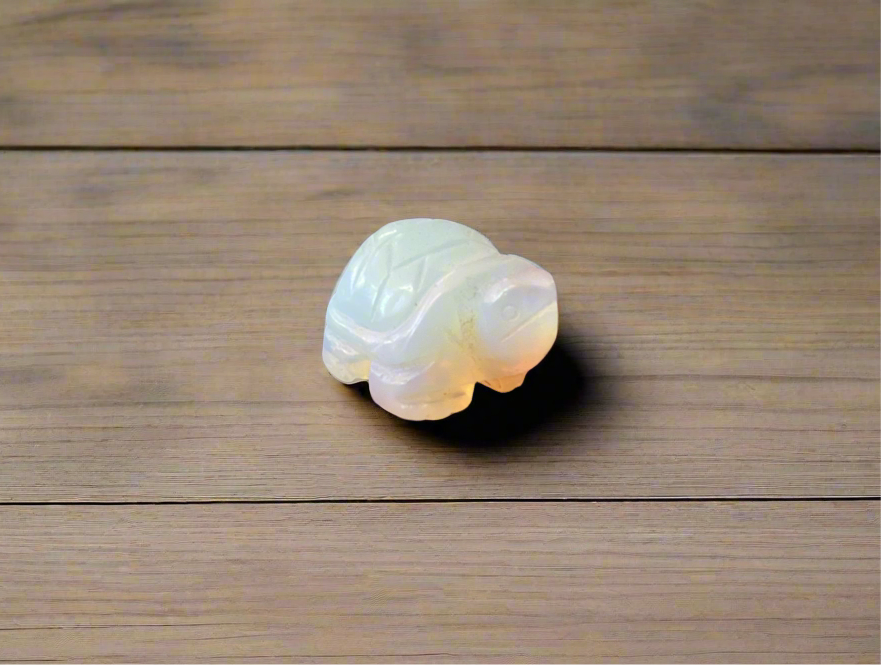 Opaline Tortoise Stone Carving