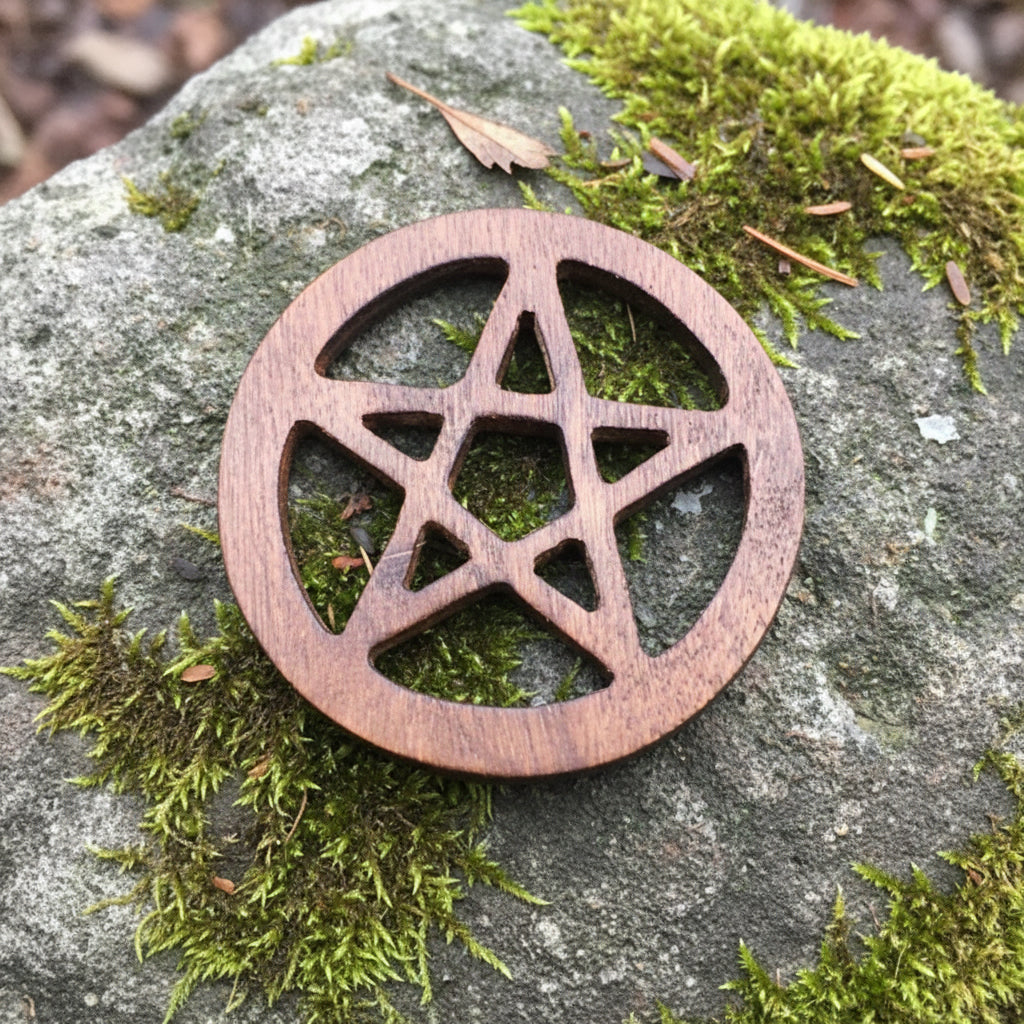 Pentagram altar tile 4"