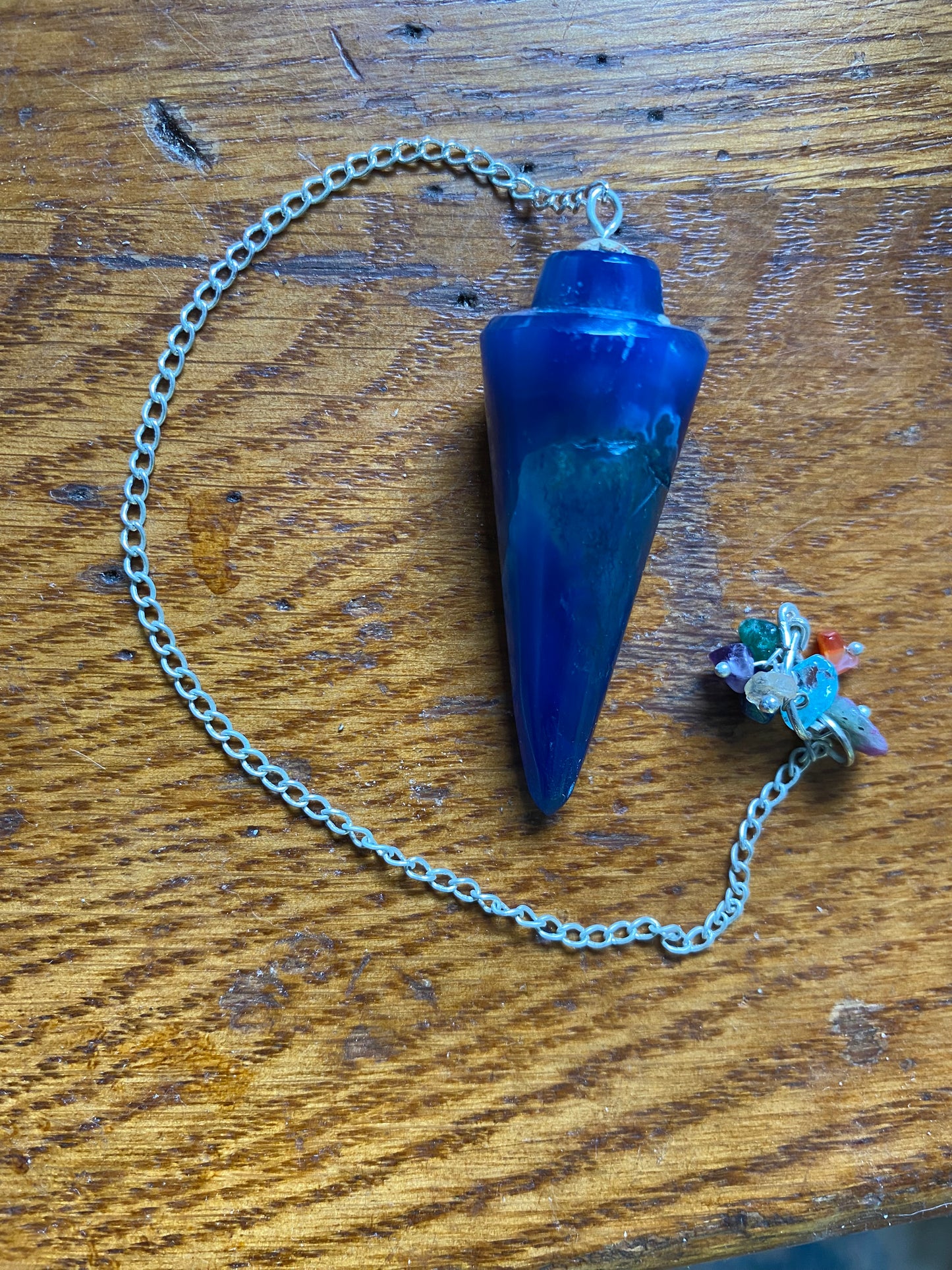 Pendulum Curved Blue Onyx