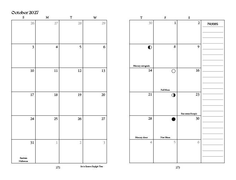 2027 Witches Companion Almanac by Llewellyn