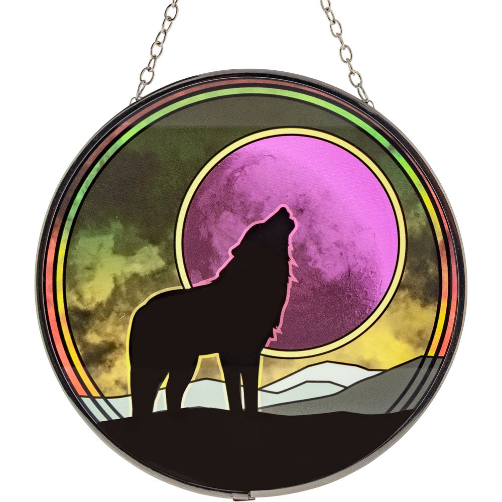 Wolf Suncatcher 6"