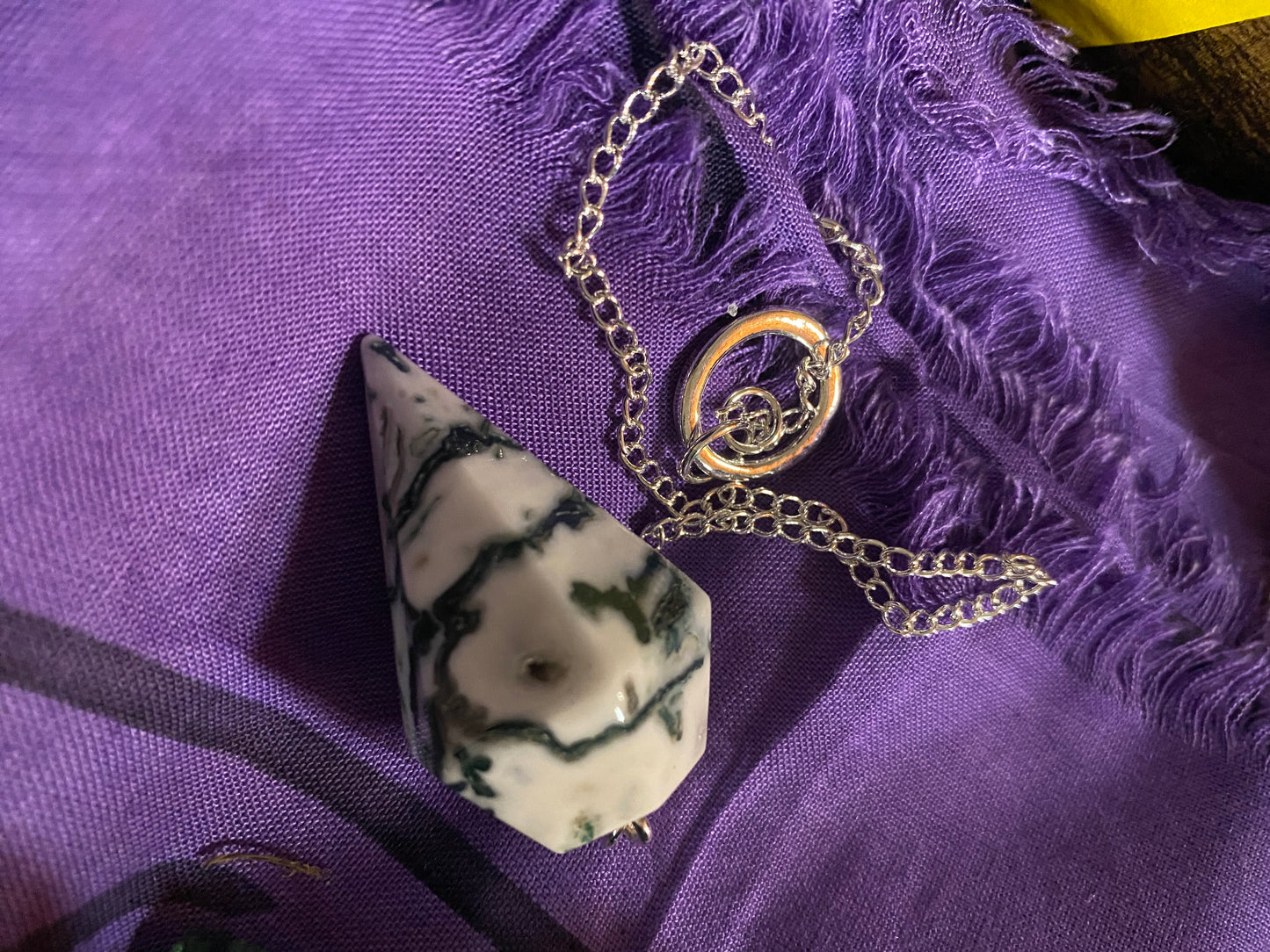 Tree Agate Pendulum