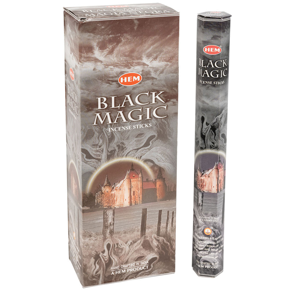 Hem Hexagonal Pack Incense 20 Gr Black Magic