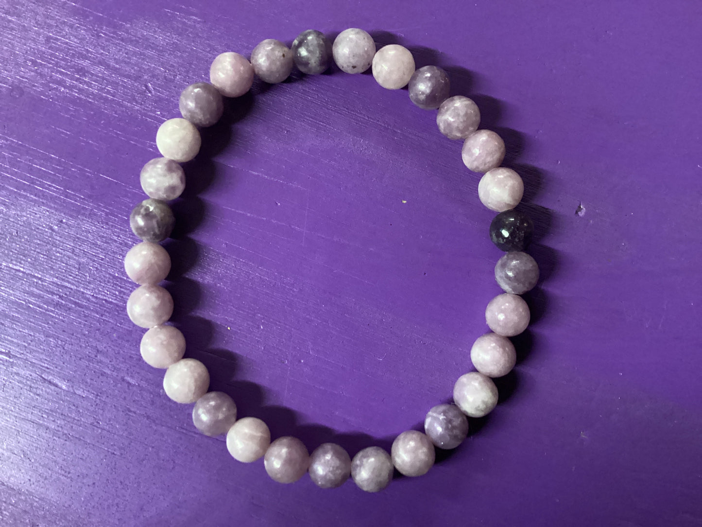 8mm Lepidolite bracelet
