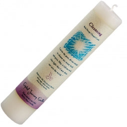 Crystal Journey Reiki Herbal Pillar Candle