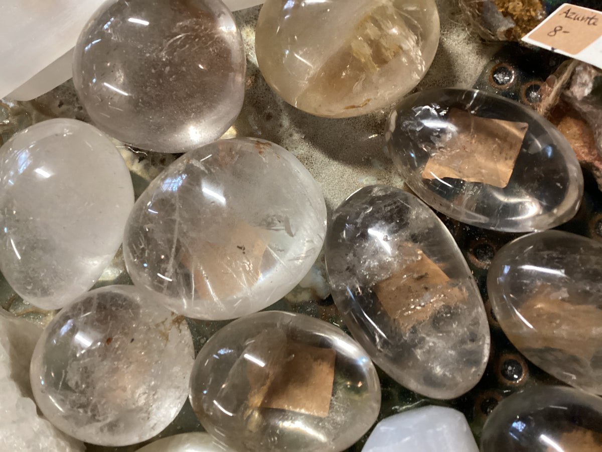 Clear Quartz Palm Stone