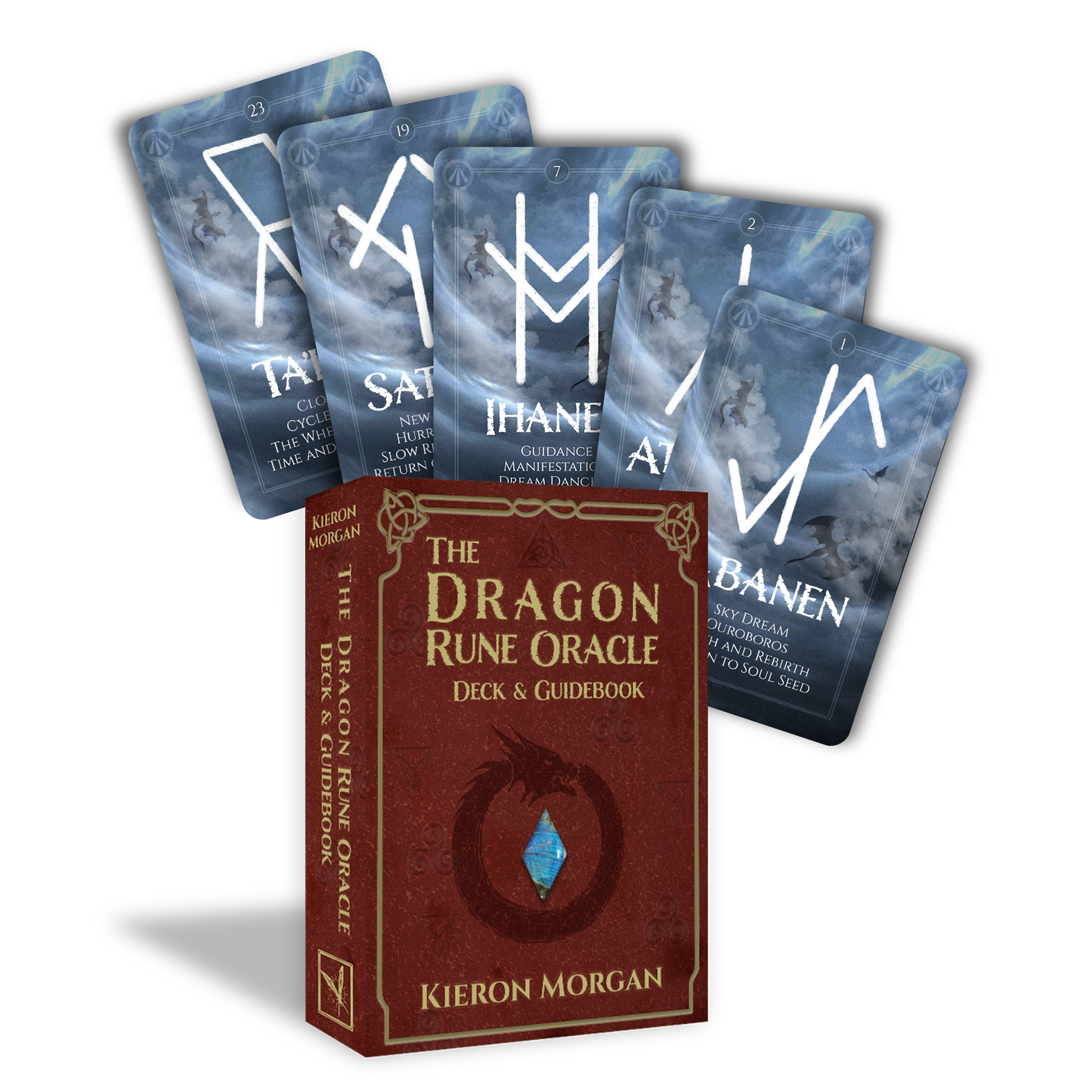 The Dragon Rune Oracle: (28 Cards & 80-Page Guidebook)