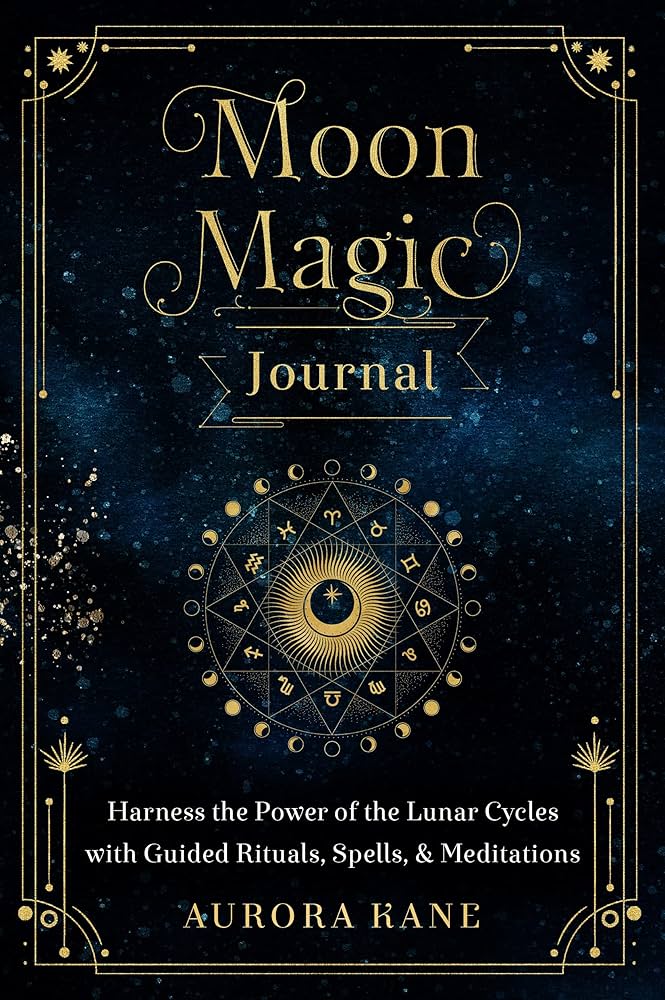 Moon Magic lined journal by Aurora Kane