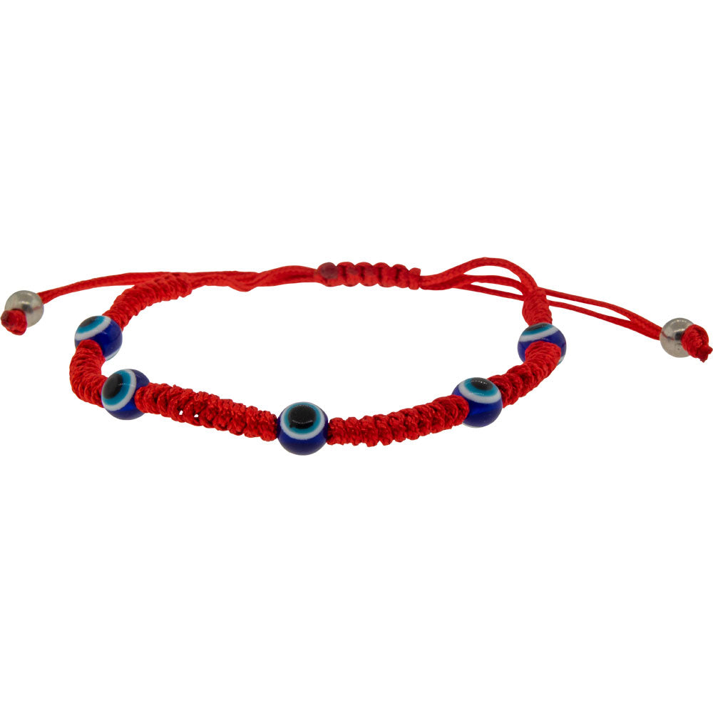 Evil Eye Adjustable Bracelet Red