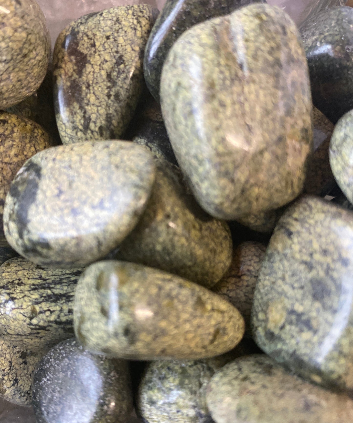 Asterite Serpentine tumbled stones