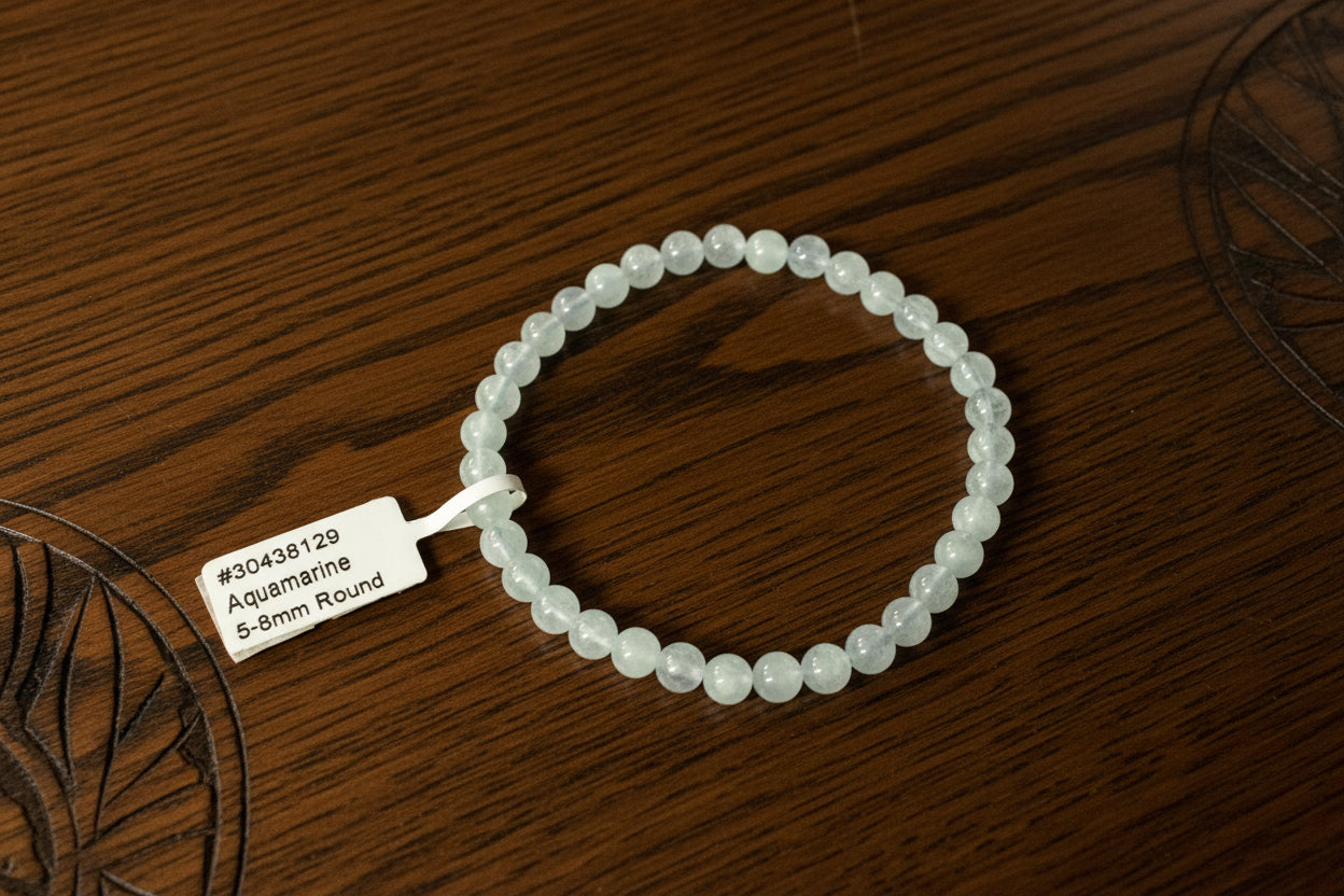 Aquamarine is the stone of the sea goddess and offers an ocean of beautiful blue coloring.