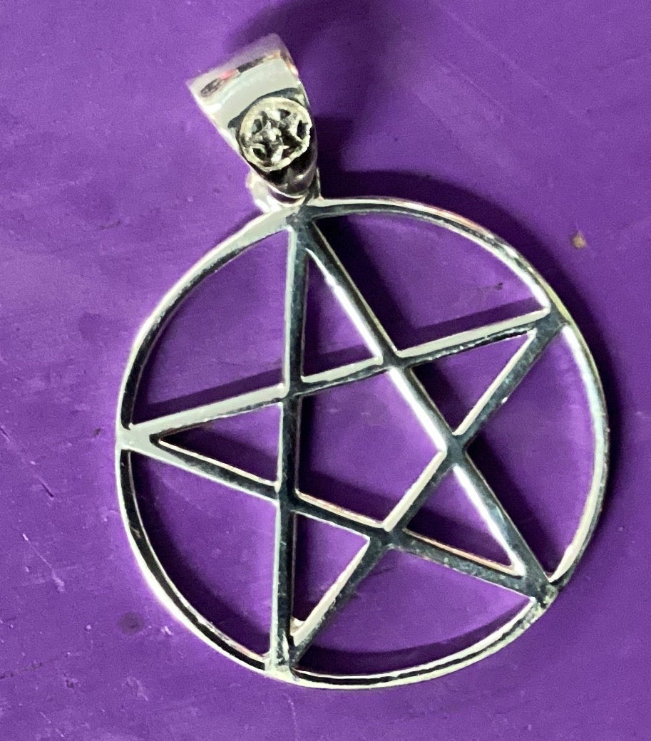 1" Pentagram sterling