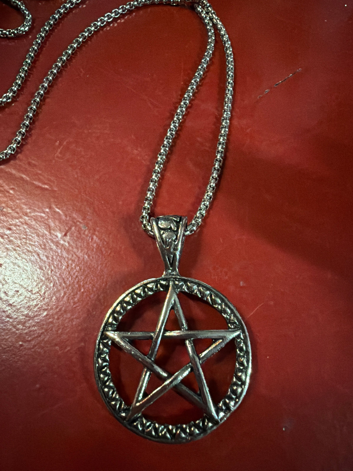 Pentacle Necklace Stainless Steel
