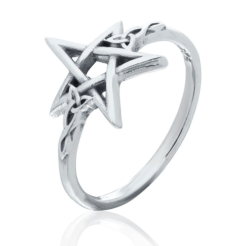 Celtic Night Pentacle Ring