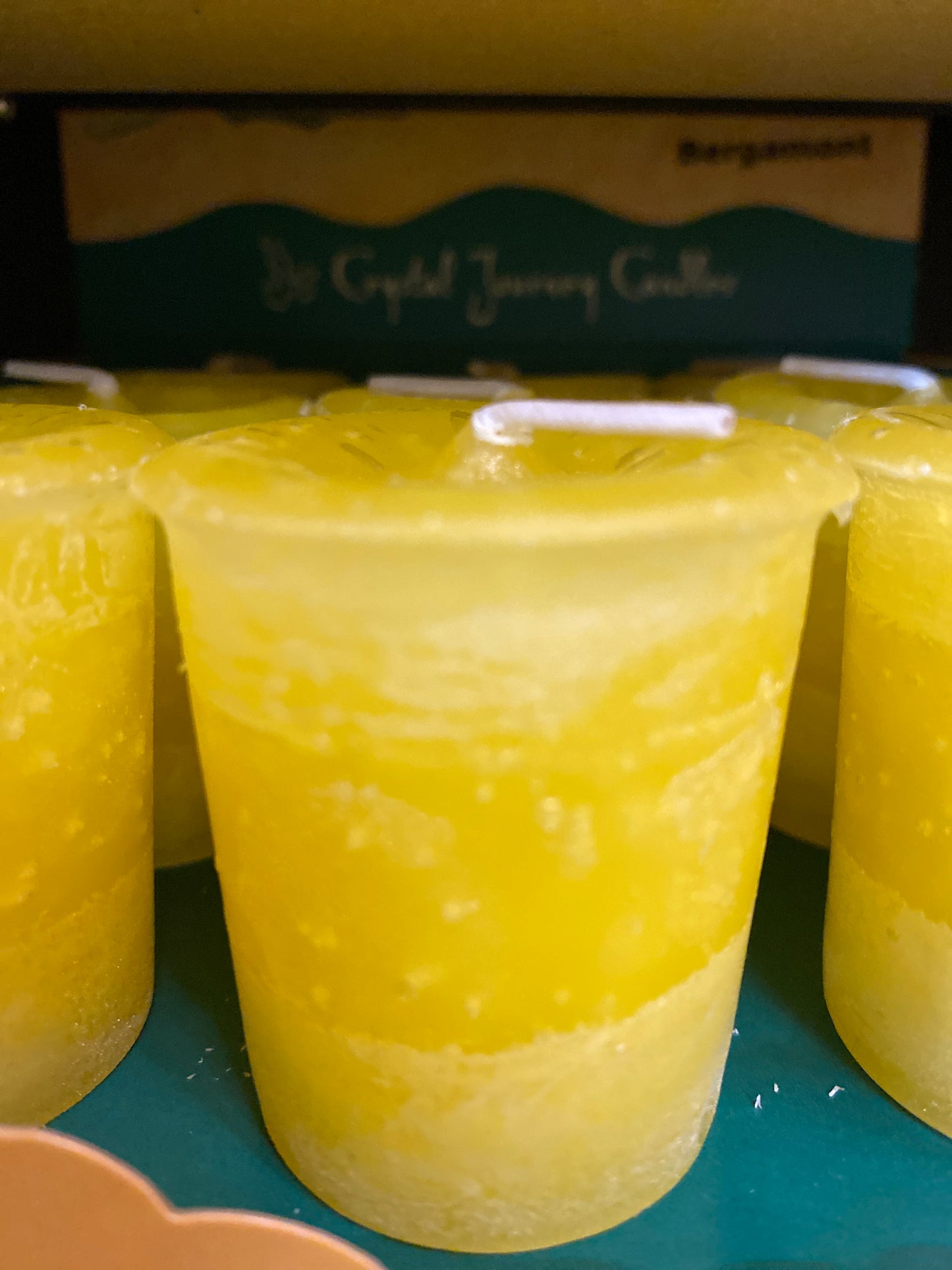 Bergamot Votive Candle Reiki Charged