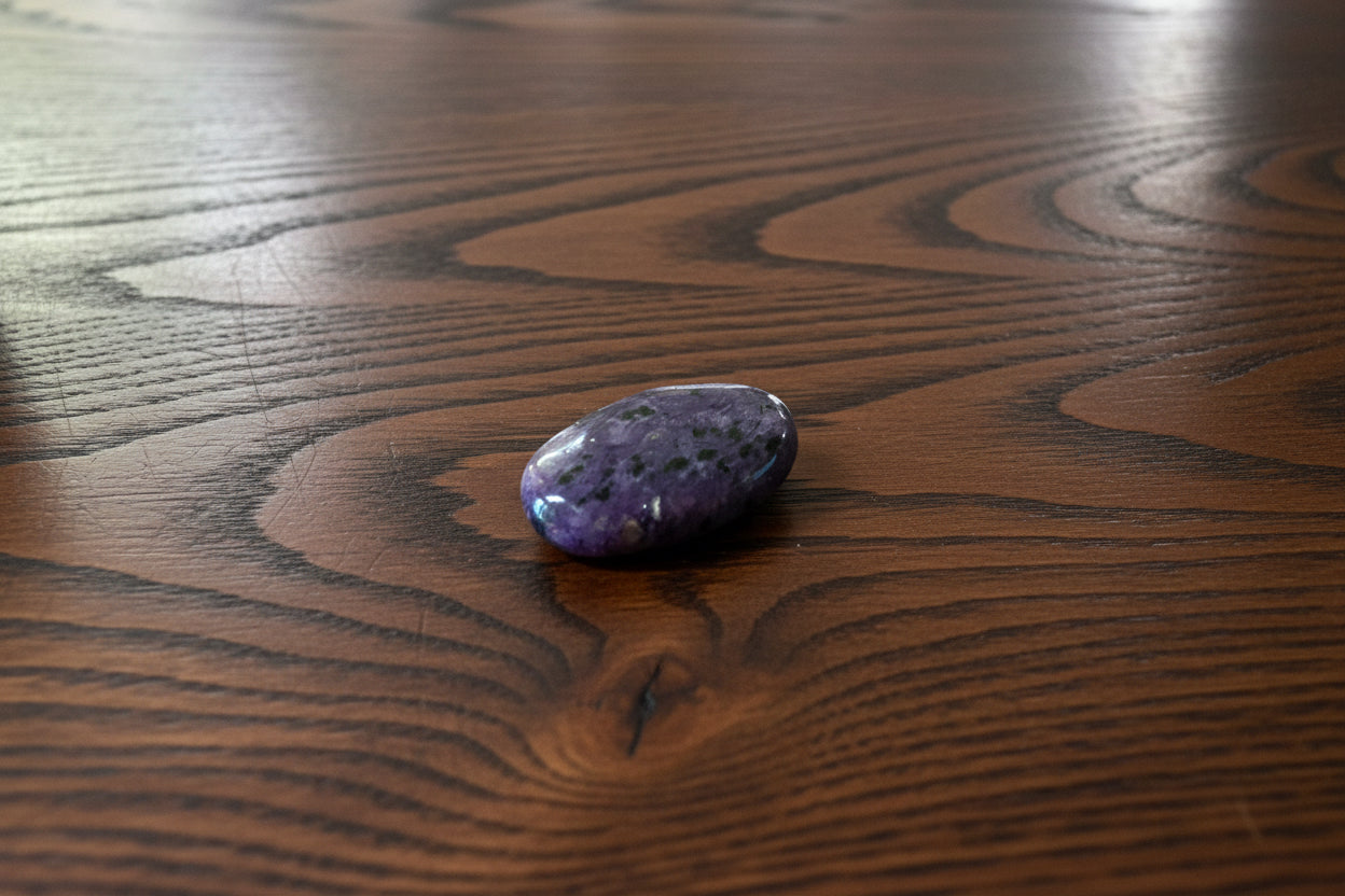 Charoite is a stone of deep transformation and spiritual growth.