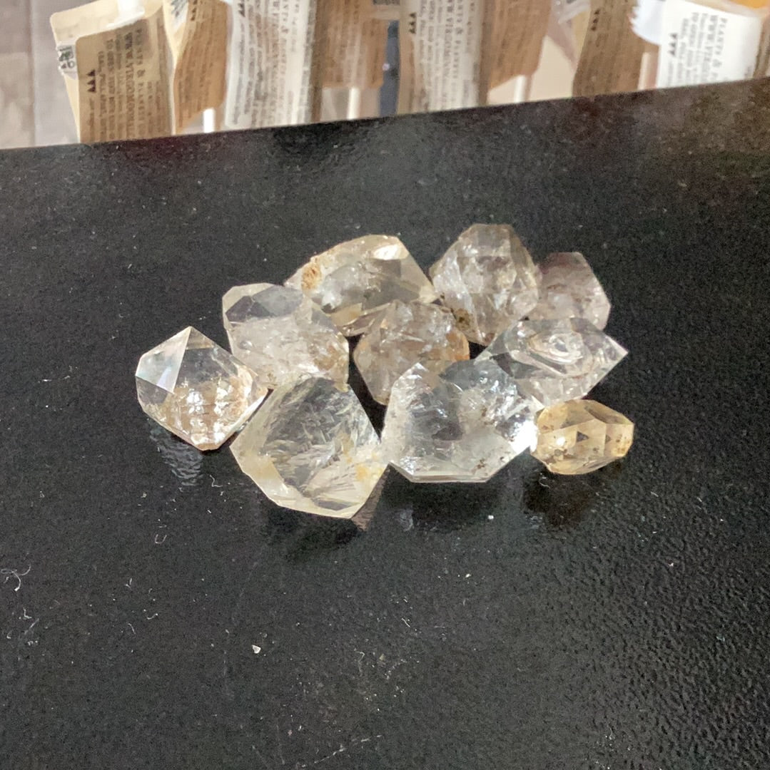 Raw Herkimer diamond specimen