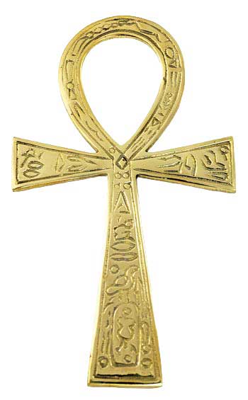 Ankh brass 3 1/2" x 6 1/2"