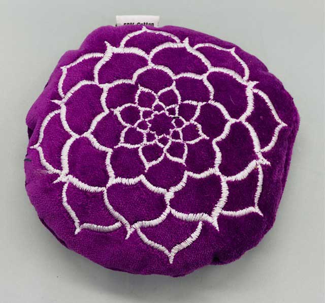 Velvet Display Cushion - Chakra or Lotus Styles 4 1/2"