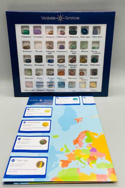 Gemstones of the World-A 35 Stone Gem box