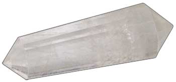 Double Terminated Vogel Quartz Point 2" 16 faceted