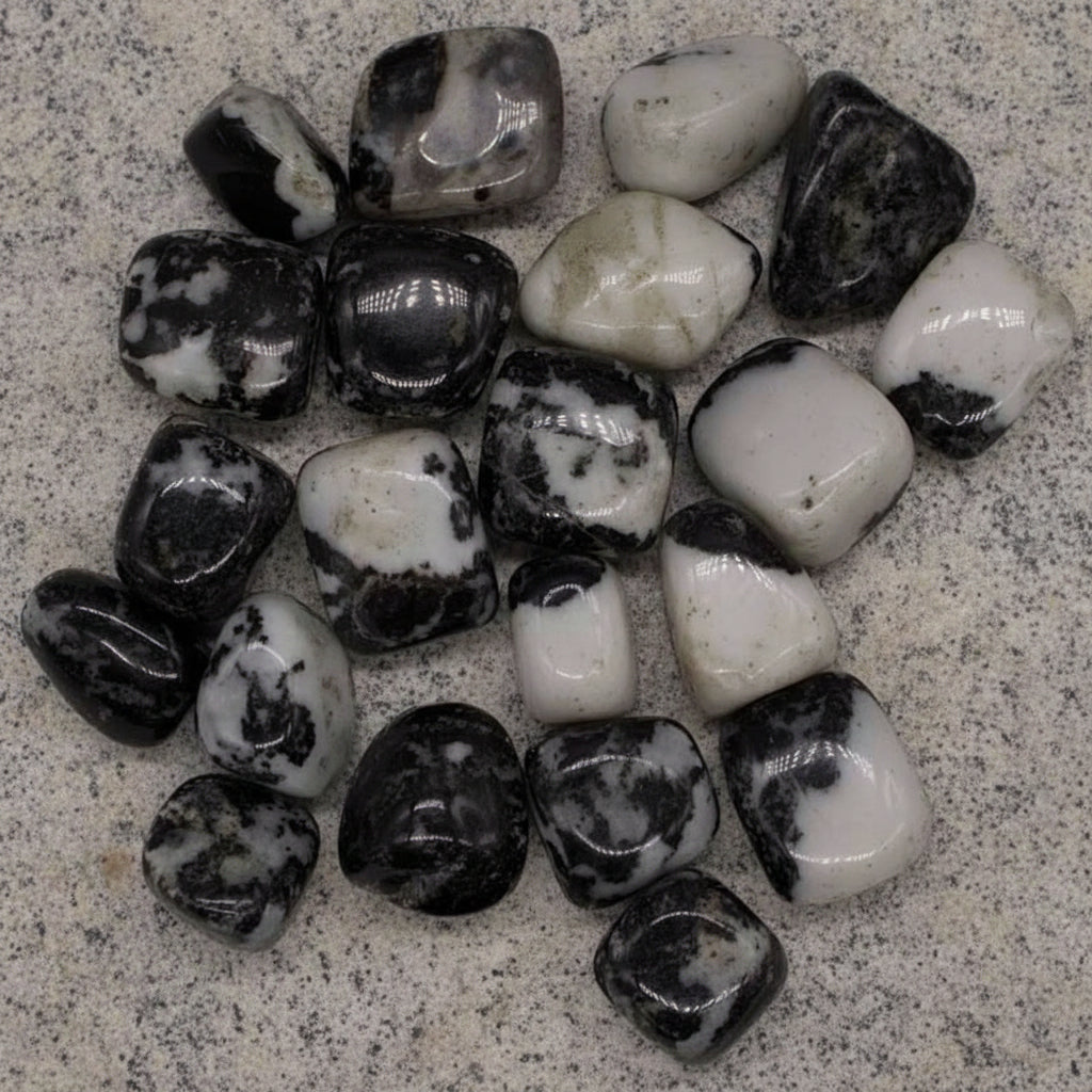 Tiger Calcite tumbled stone