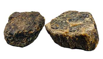 Amber, Zebra untumbled stones