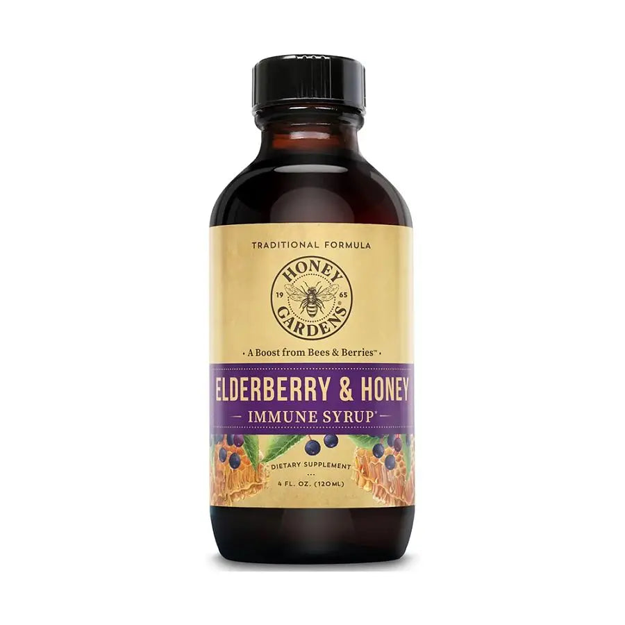Honey Gardens Elderberry & Honey Immune Syrup 4 fl. oz.