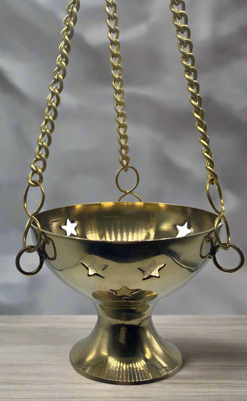 Brass Hanging incense burner