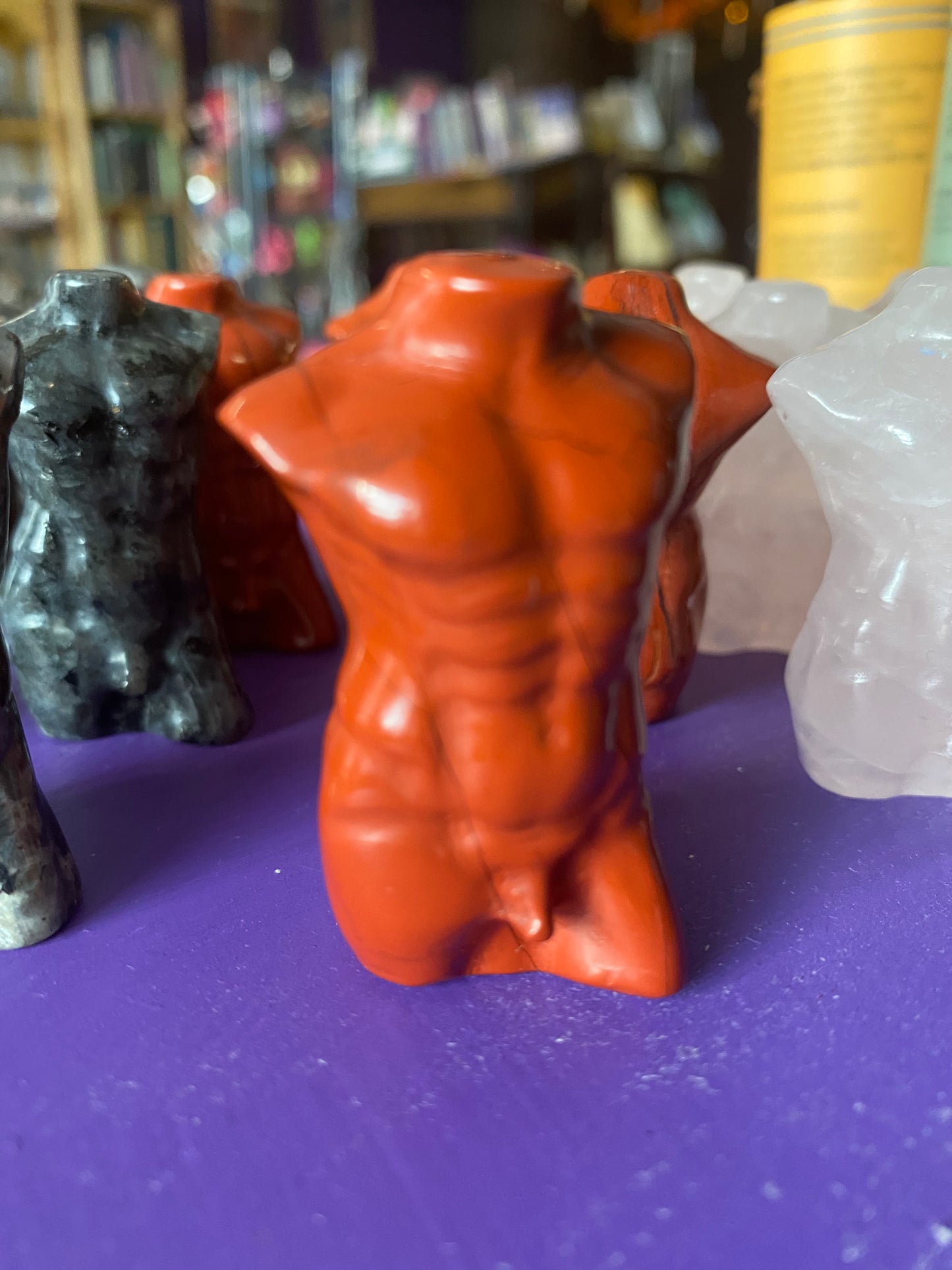 Divine Male Torso Stone Carving
