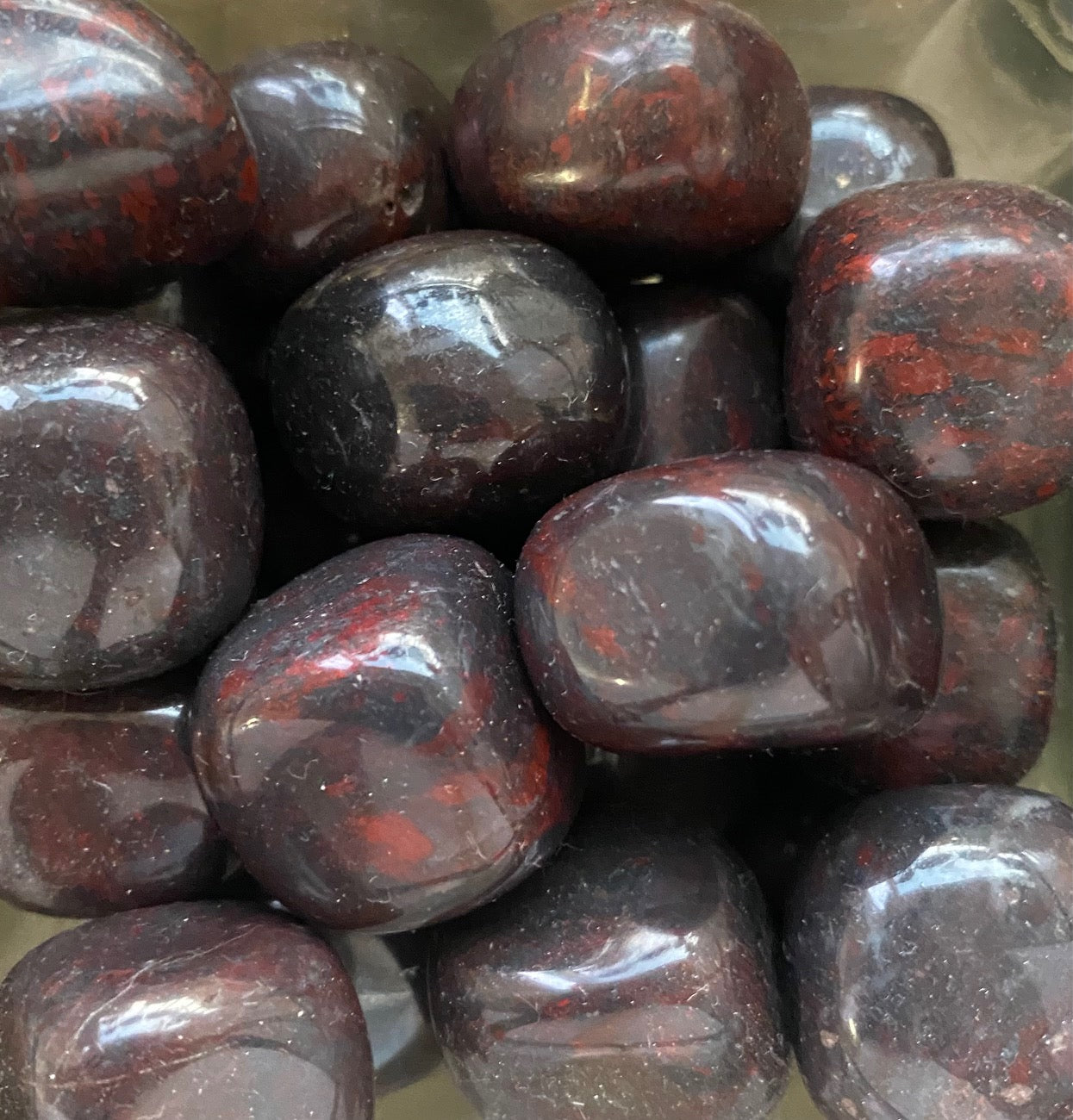 Red Ochre Hematite Tumbled Stones