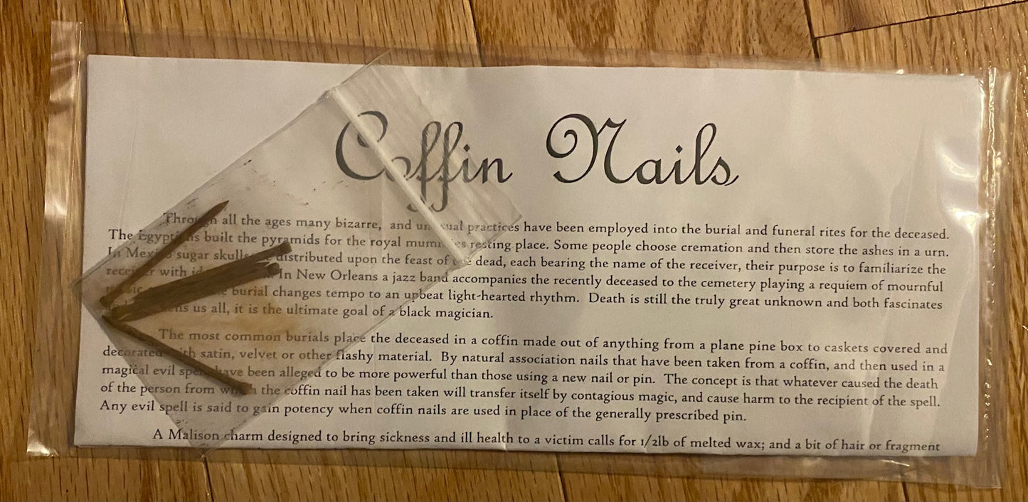 Coffin Nails (Set of 5)