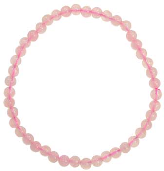 4mm Rose Quartz Bracelet