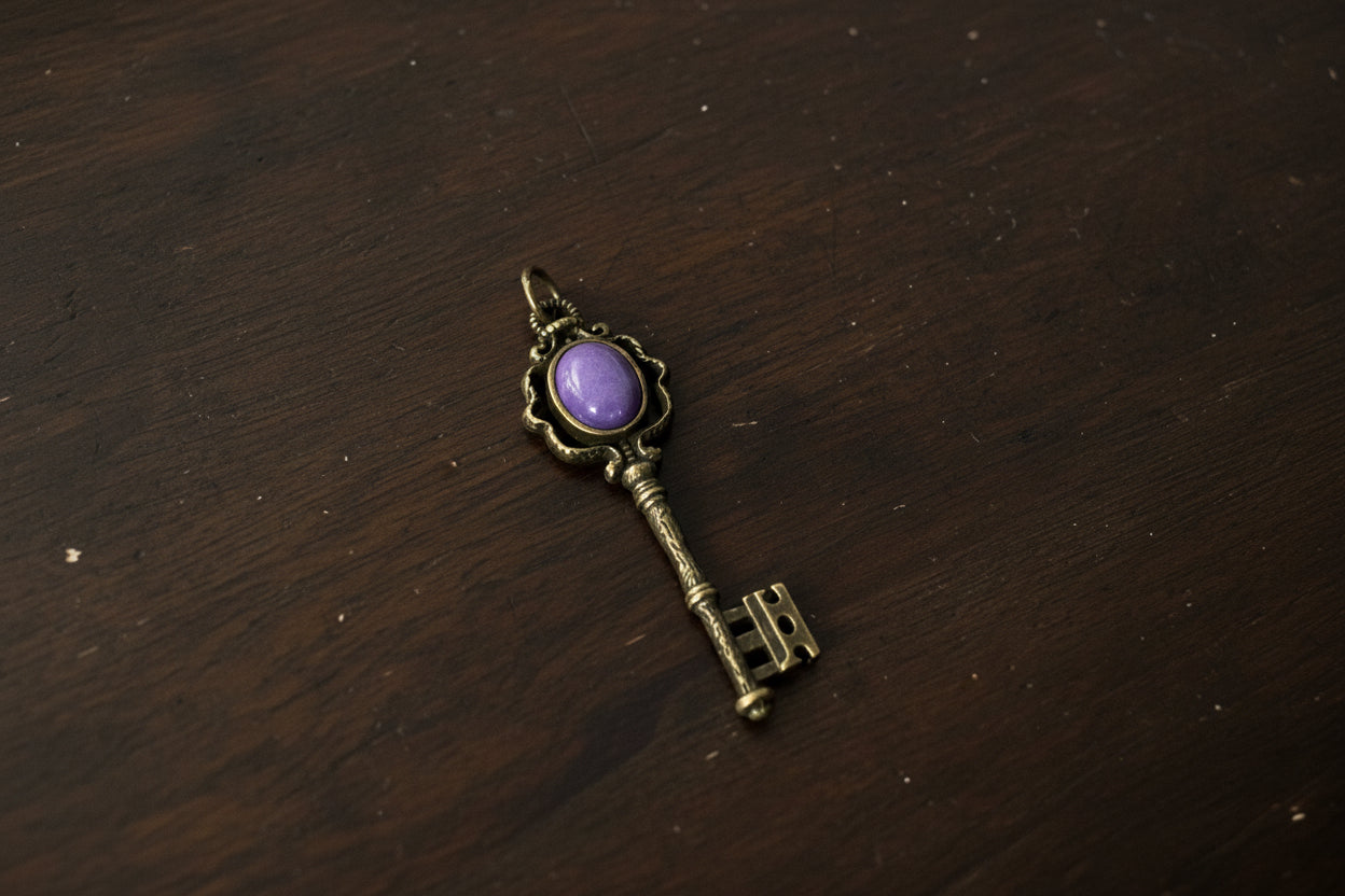 Magickal Charm Keys are usually carried to "open doors" and find your way through darkness.