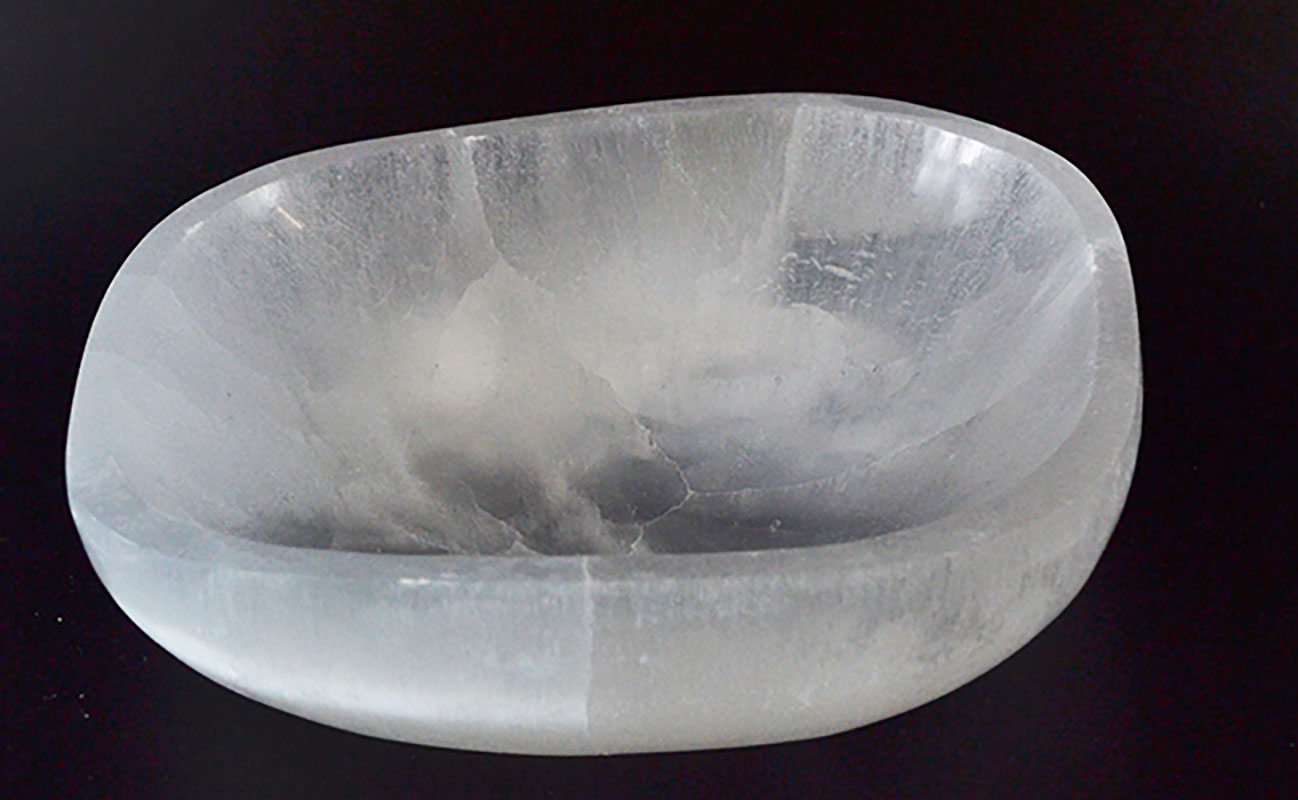 4-5" Selenite altar bowl