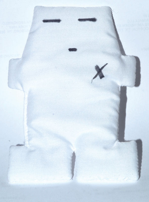 White Voodoo Doll 5"