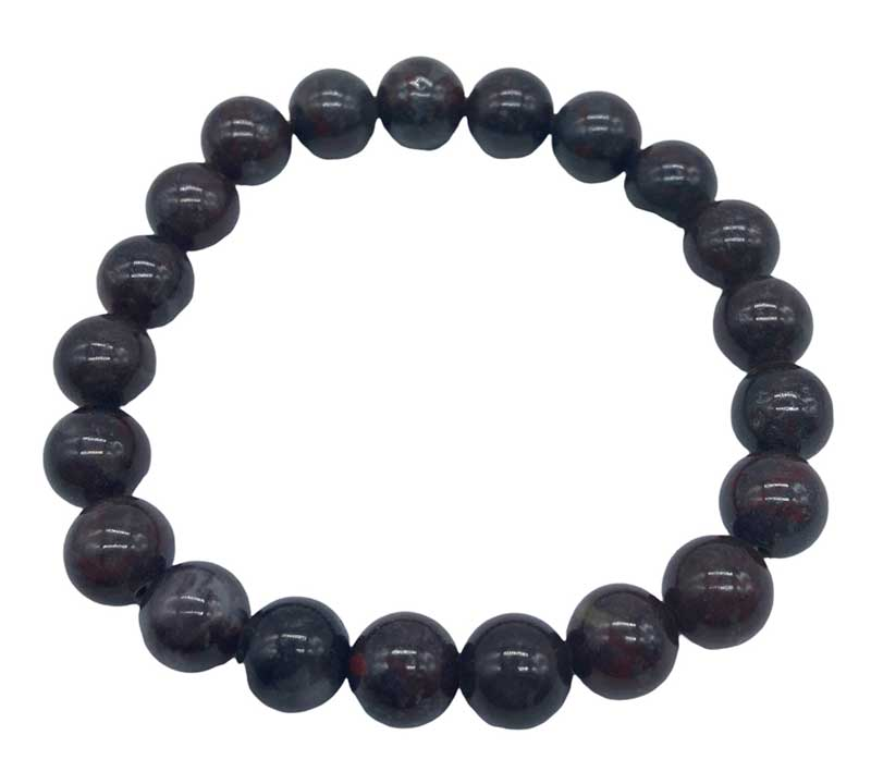 8mm Bloodstone bracelet long size