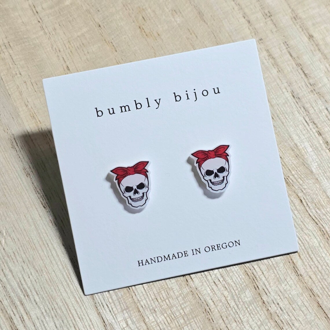 Rosie Skull Stud Earrings