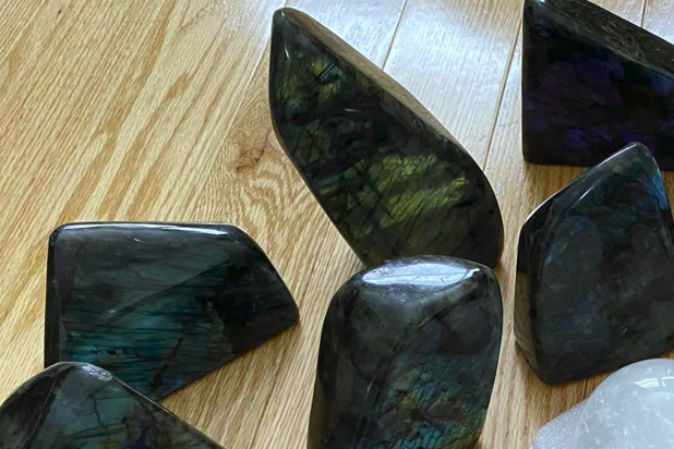 High Quality Labradorite Free Form Slab