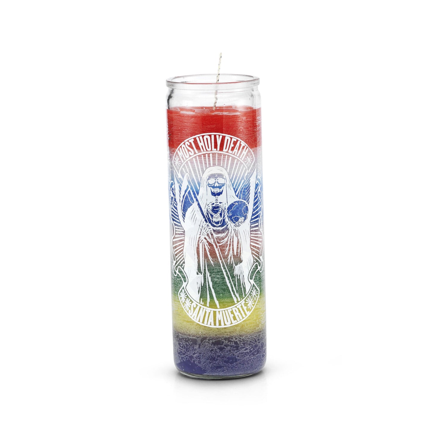Most Holy Death (Santa Muerte) 7 Color 7 Day Prayer Candle