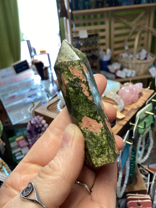 Unakite Tower 3”
