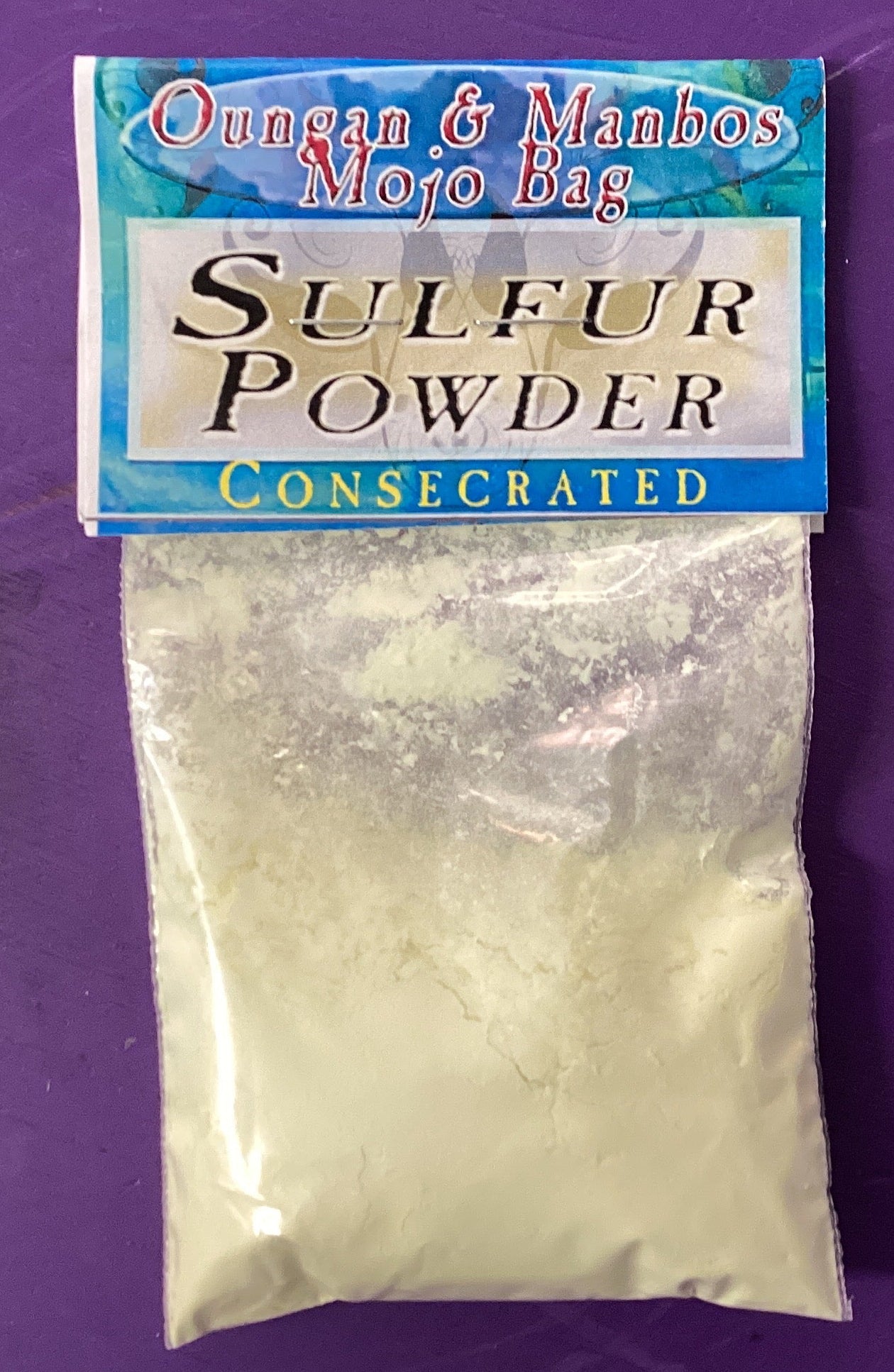 Brimstone Sulfur Powder Concecrated