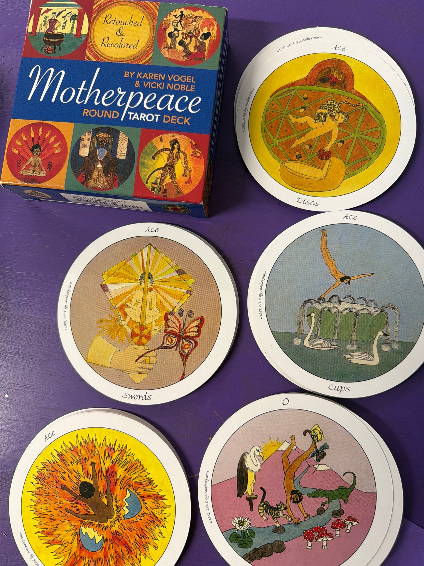 Motherpeace Round tarot deck by Karen Vogel & Vicki Noble