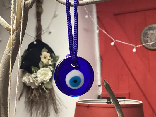 1 1/8 Evil Eye hanger amulet