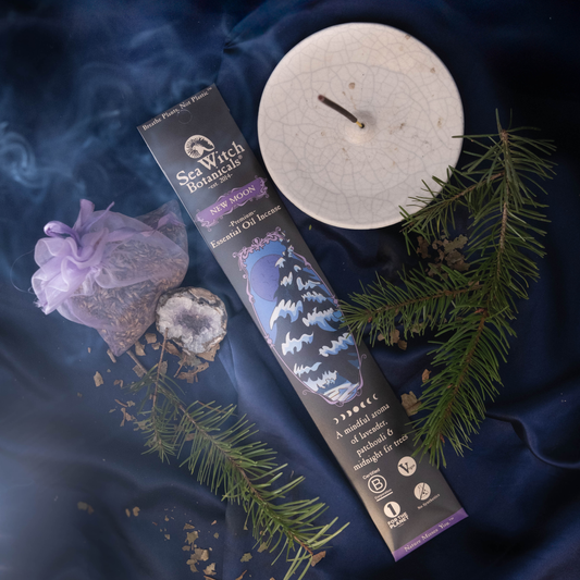 Sea Witch Botanicals Moon Phase Incense - New Moon