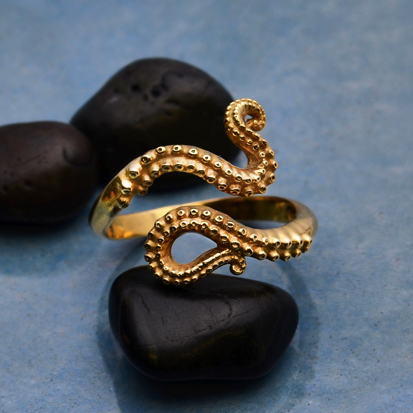 Adjustable Octopus Tentacle Ring